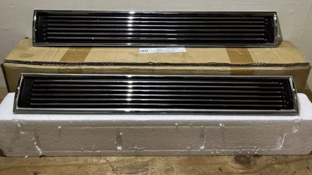 1967 Chevelle Hood Louver Pair Chrome - dii 1468E