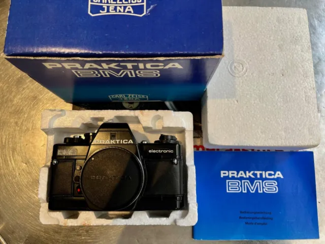 PRAKTICA Bms Camera & 1,8/50mm Lens Boxed Tested/Tested & Working - New