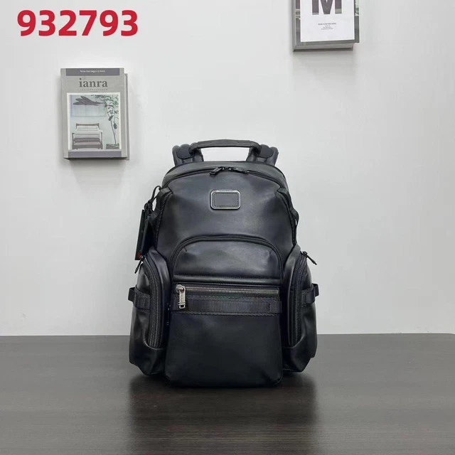 TUMI ALPHA BRAVO "Search" All Leather Backpack from Japan