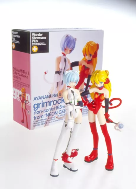 Kaiyodo Neon Genesis Evangelion Rei Asuka PVC Figur Grimlock! Mix Edition 2015