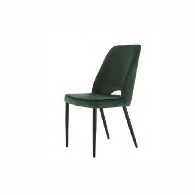 set da 4,Sedia virginia, boucl�, verde, gambe nere, per  living o soggiorni
