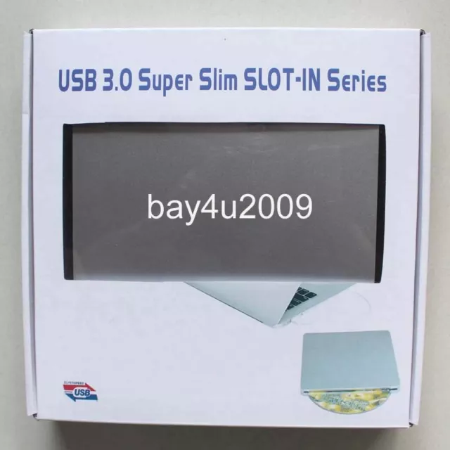 New USB 3.0 External HP BD-5841H 6X Slot-in Blu-ray BD-RE BDXL Burner for PC/Mac