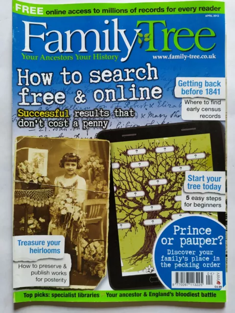 Family Tree Magazine April 2013