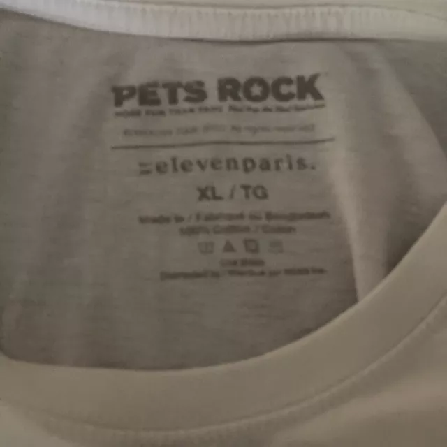 Eleven Paris Pets Rock Tshirt Prince Mens Crew Neck White XL 3