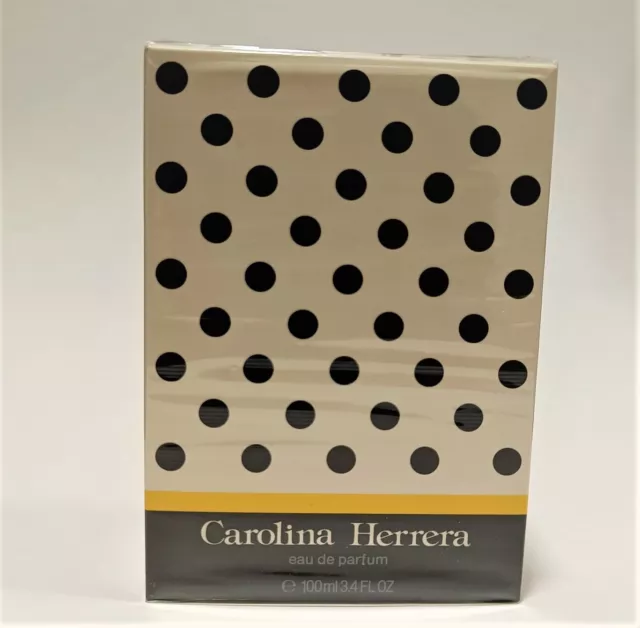 Vintage Carolina Herrera Eau De Parfum  100 Ml / 3.4 Fl. Oz  Splash Old Edition