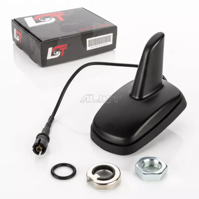 Shark Haiflosse Radioantenne Dachantenne Antennenfuß RAKU 2 II Stecker für SKODA