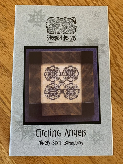 Sheepish Designs Circling Angels 96th Exemplary Cross Stitch Chart Only