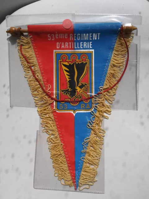 FANION  53 R.A 53eme REGIMENT ARTILLERIE BREISACH AM RHEIN NEUF 270 MM