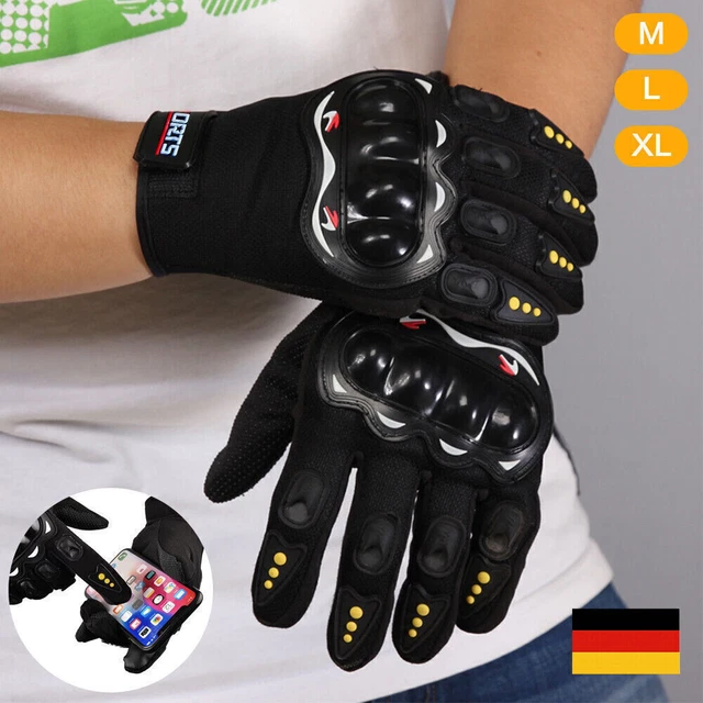 Guanti da Moto  Touchscreen Guanti Moto Traspirante Protezione Nocche e Palmo