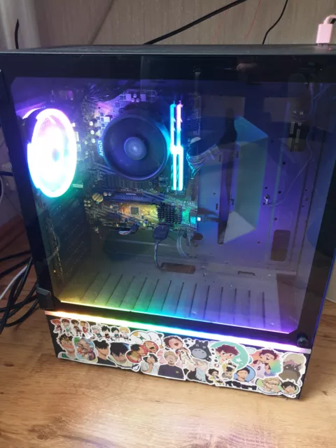 PC Gaimg Gehäuse RGB Glas