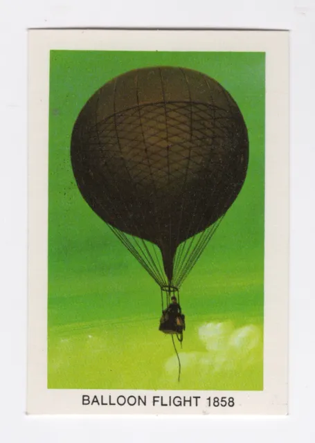 Bread Great Sunblest Air Race Cards #13 Balloon flight 1858 (diff)