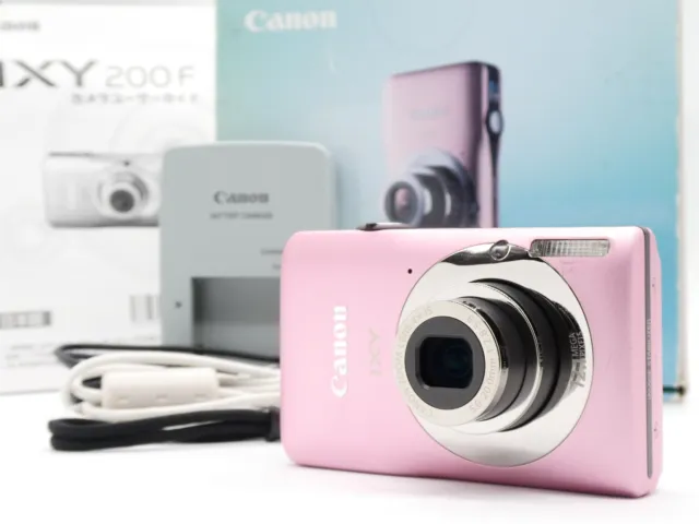 [NEAR MINT IN BOX] Canon IXY 200F PowerShot SD1300 IS DIGITAL ELPH IXUS 105 Pink