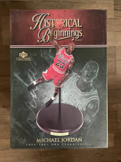 Upper Deck Historical Beginnings Michael Jordan Figure Statue 1990-91 NBA Champ