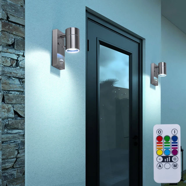 Lot De 4 Lampes LED Penderie Applique Étagère - Blanc Chaud - Interrupteur à Pied - Rotative