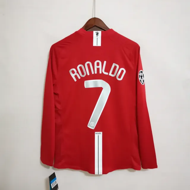 2008 Manchester United Ronaldo #7 Fußball Trikots