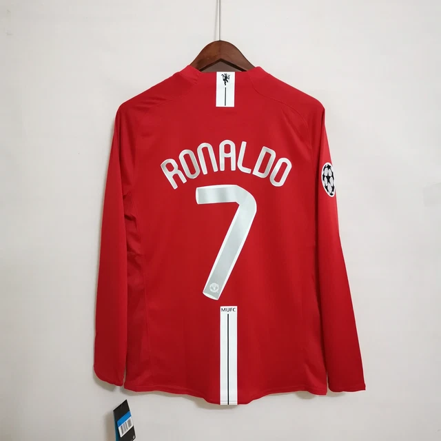 2008 Manchester United Ronaldo #7 Fußball Trikots