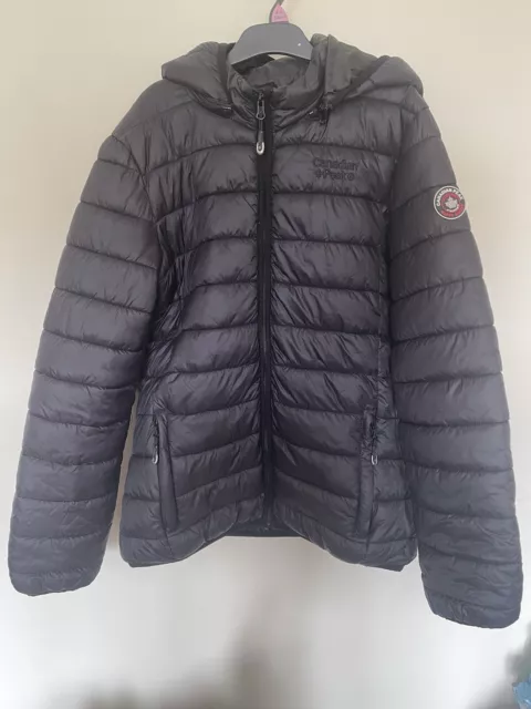 CANADIAN PEAK JACKET Coat Supersonic Shell Softshell Zip Up Hood Navy Men s XL 38.99 PicClick UK
