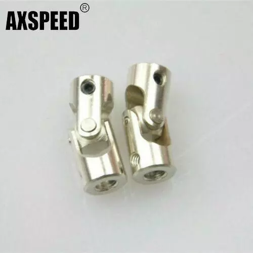 2pcs 6mmx6mm Shaft Coupling Motor Connector Stainless Steel Universal Joint DIY