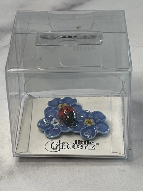LITTLE CRITTERZ Ladybug "Forget Me Not" Miniature Figurine New in Box  LC974