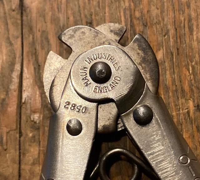 VINTAGE MAUN INDUSTRIES No 2850 WIRE CUTTERS ENGINEER GARAGE MECHANICS