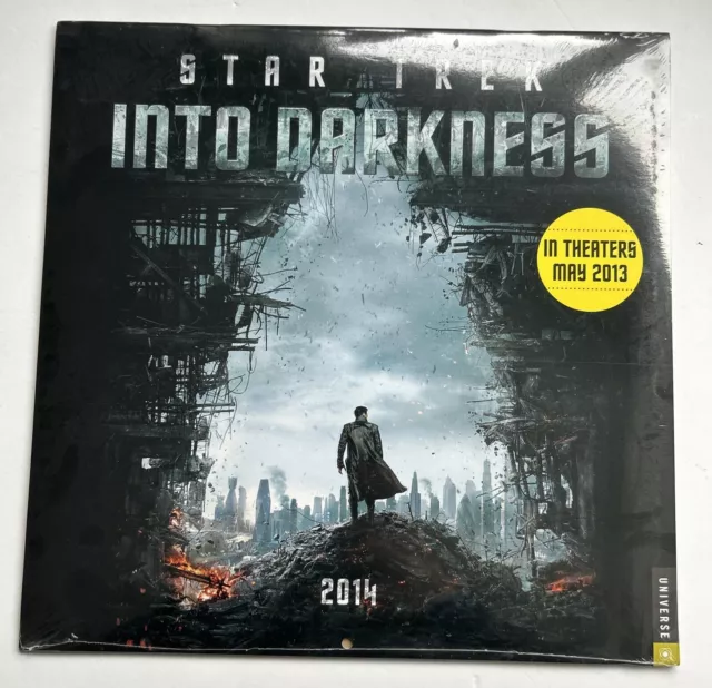 Star Trek Into Darkness Official 2014 Calendar - NEW & SEALED By Danilo