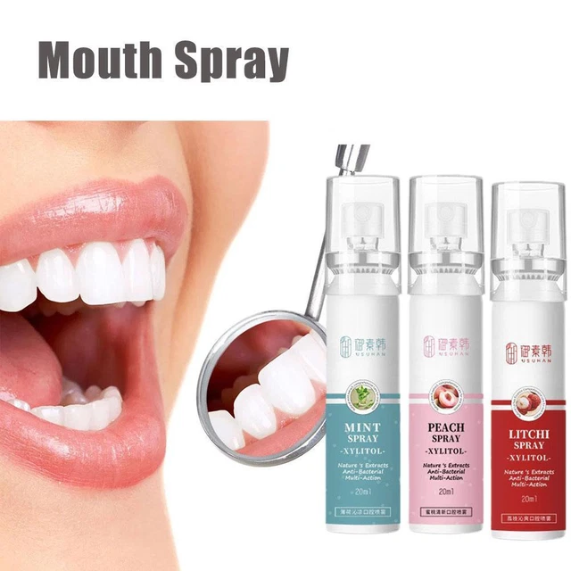 Breath Freshener Spray Bad Odor Halitosis Remove Treatment UK 2023 Mouth T3T8