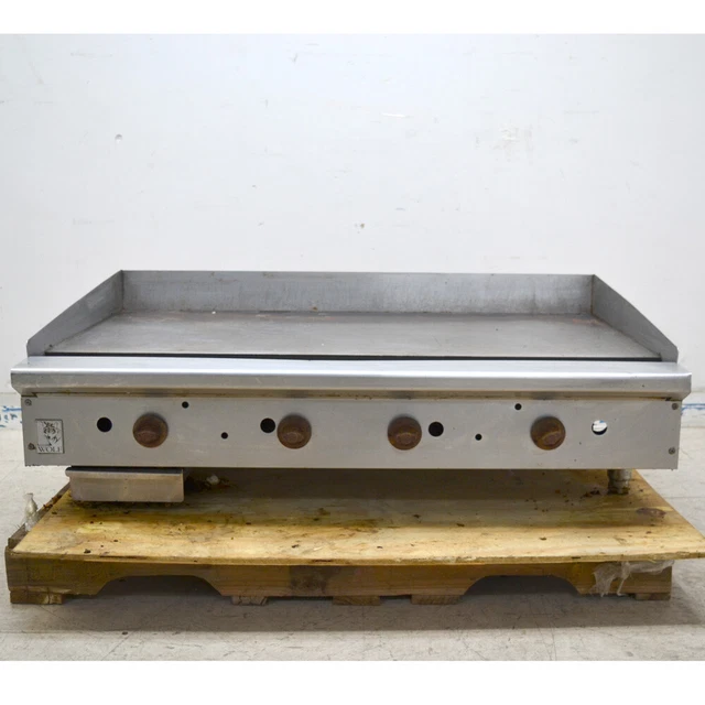 Wolf 48-SEFAAE Griddle Counter-top Gas 48" x 24" Cooking Surface Stainless Steel