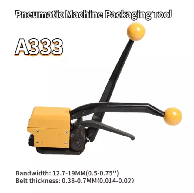 A333 Manual Buckle Free Steel Belt Strapping Pneumatic Machine Packaging Tool