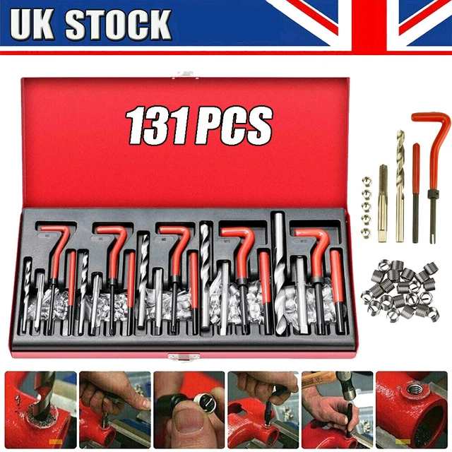 HELICOIL THREAD REPAIR Kit M5 M6 M8 M10 M12 Threaded Tool Twist Drill