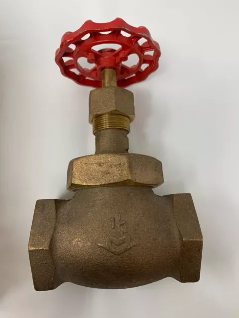 Milwaukee Valve Co. 590 1-1/2" NPT Bronze Globe Valve Class 150 S.W.P. 300WOG