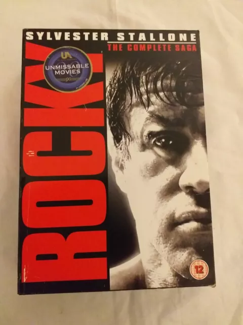 Rocky: The Undisputed Collection DVD (2007) Sylvester Stallone cert 12 6 discs