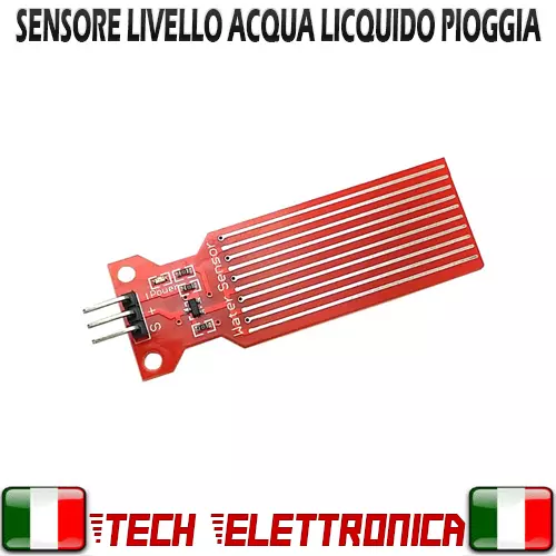 Sensore Rilevazione Livello Acqua Liquido Pioggia Profondita ARDUINO