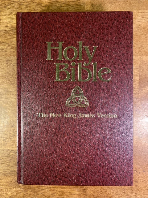 HOLY BIBLE THE New King James Version KJV #401 Thomas Nelson HC Red ...