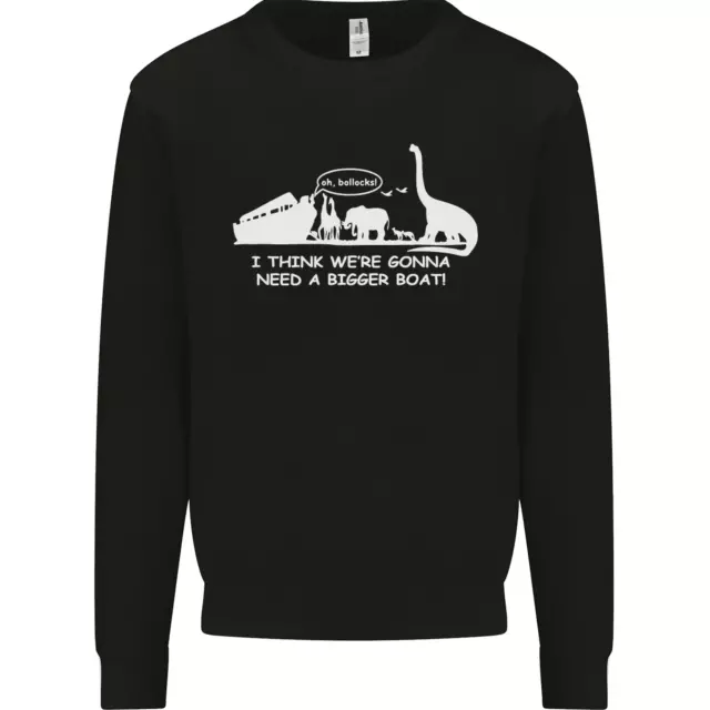 Noahs Ark Dinosaurs T-Rex Atheist Atheism Mens Sweatshirt Jumper