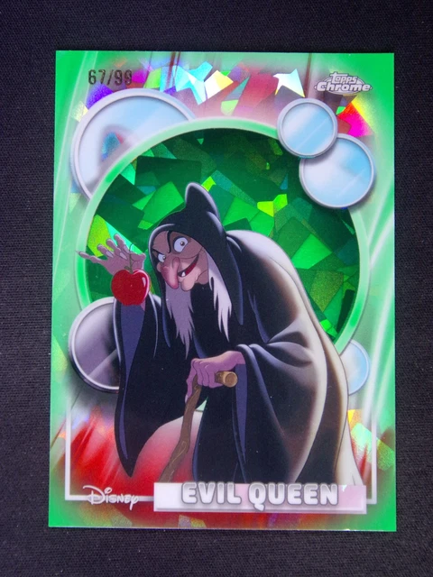 2024 TOPPS CHROME Disney Sapphire Queen of Hearts #21 $1.40