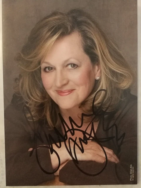 BARBARA DICKSON Signed promo card Singer Stage Autograph