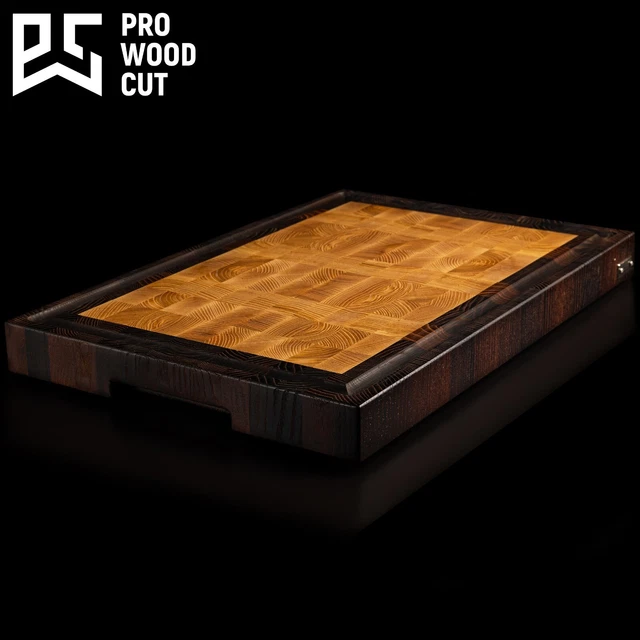 Planche à Découper Professionnelle VENUS ProWoodCut En Bois Massif - Artisanale, Faite Main En Italie