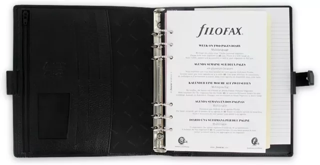 Filofax A5 Finsbury Organiser - Black 2