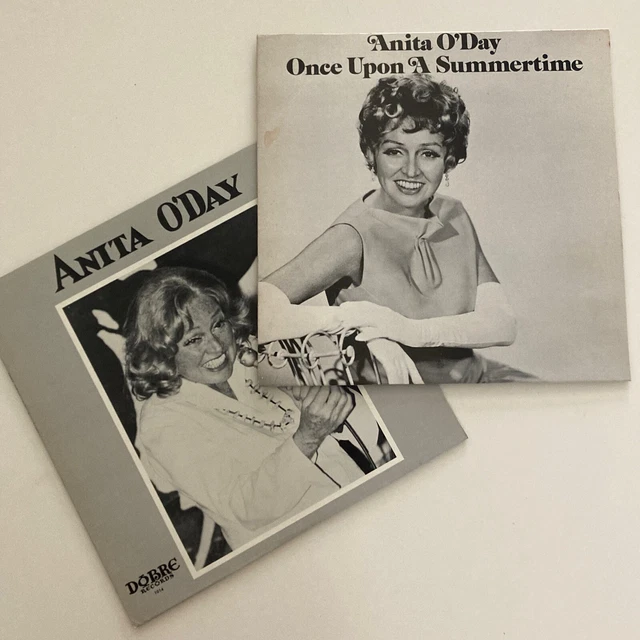 lot of two Anita O’Day LPs Dobre Glendale obscure female vocal NEAR MINT COPIES