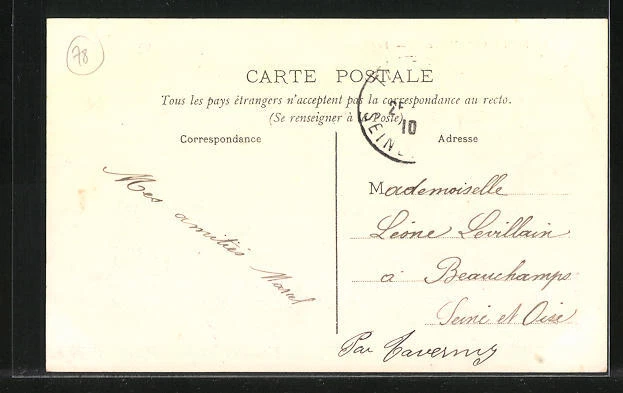 CPA La Roche-Guyon, Le Chateau 1910 2