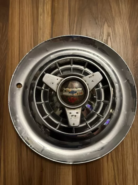 1 1954 Chevy Bel air 15” Spinner Hubcap Wheel Cover. Fair Condition