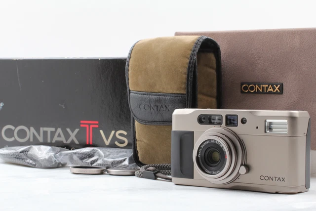 [ NEAR MINT in Box ] Read CONTAX TVS 35mm Point & Shoot Film Camera from JAPAN