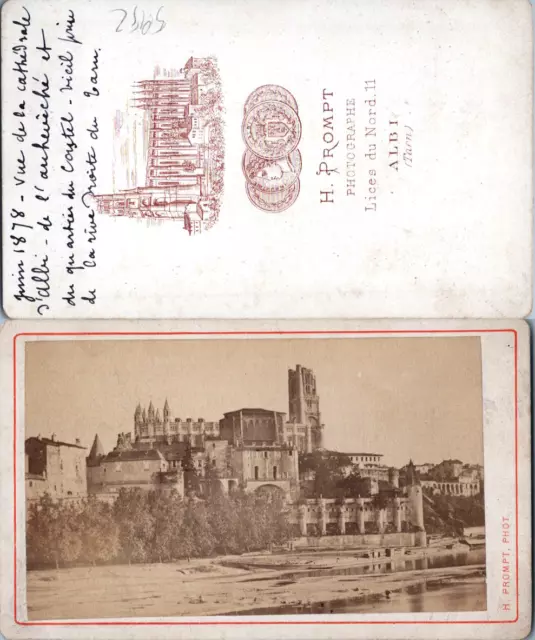 France, Albi, Vue de la cathédrale, de l&#039;archevêché et du quartier du Caste