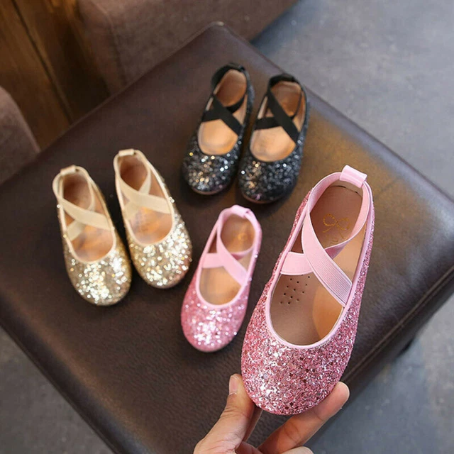 Paillettes Bling Princess scarpe da ballo principessa neonato 2