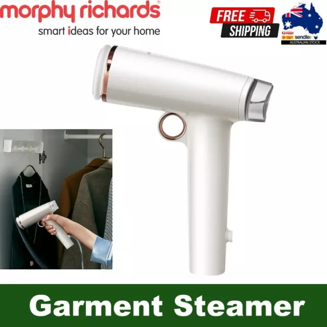 Morphy Richards 1400W Portable Handheld Garment Steamer Heat Iron Laundry -White