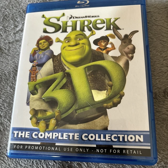 SHREK 3D THE Complete Collection Blu Ray 2010 ensemble de 4 disques ...
