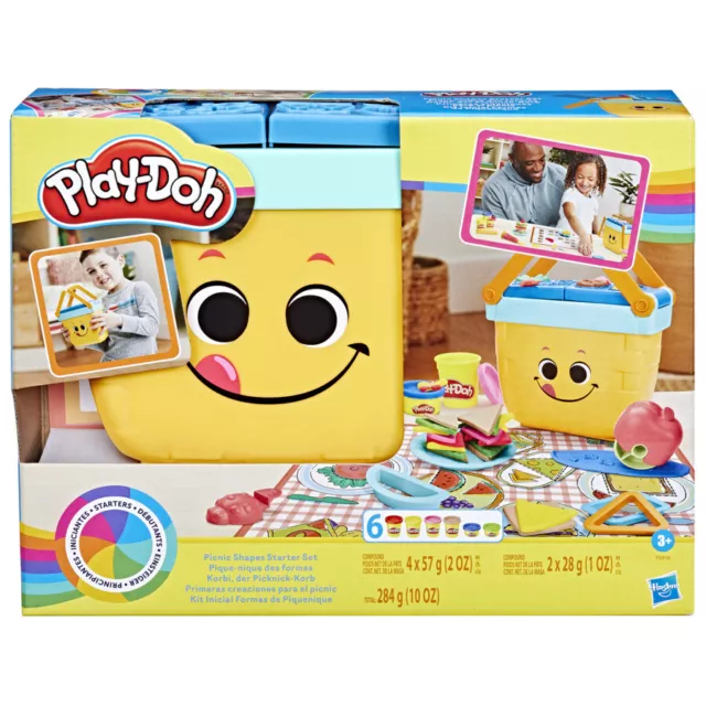 Play-Doh Picnic Shapes Starter Set Preschool Toys Shapes Ages 3+