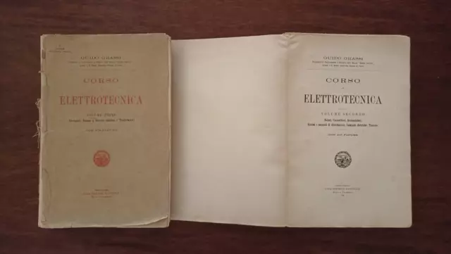 B133 G. Grassi - Corso Di Elettrotecnica Vol I - Ii 1904 / 1906