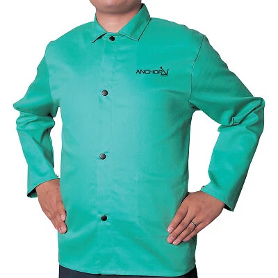 Flame Retardant (Fr) Cotton Sateen Jacket, 4x-Large, Visual Green ORS Nasco Best