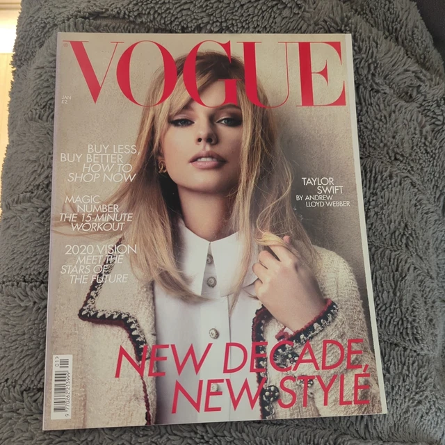 VOGUE UK MAGAZINE Taylor Swift Cover January 2020 Pristine £21.50